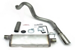 2-1/2 Cat Back Single Rear Exit Stainless Steel